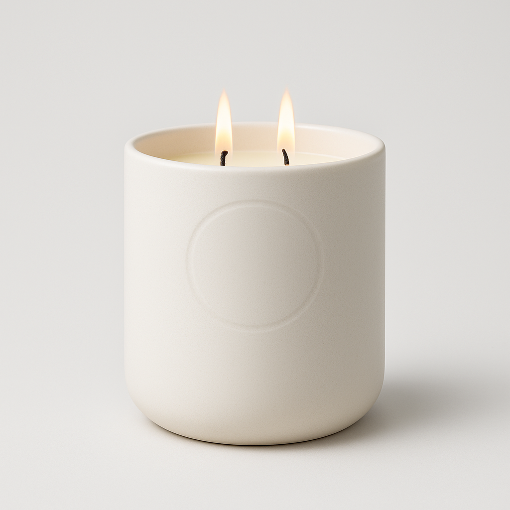 GløderRede Dobbelt-Væge Lys